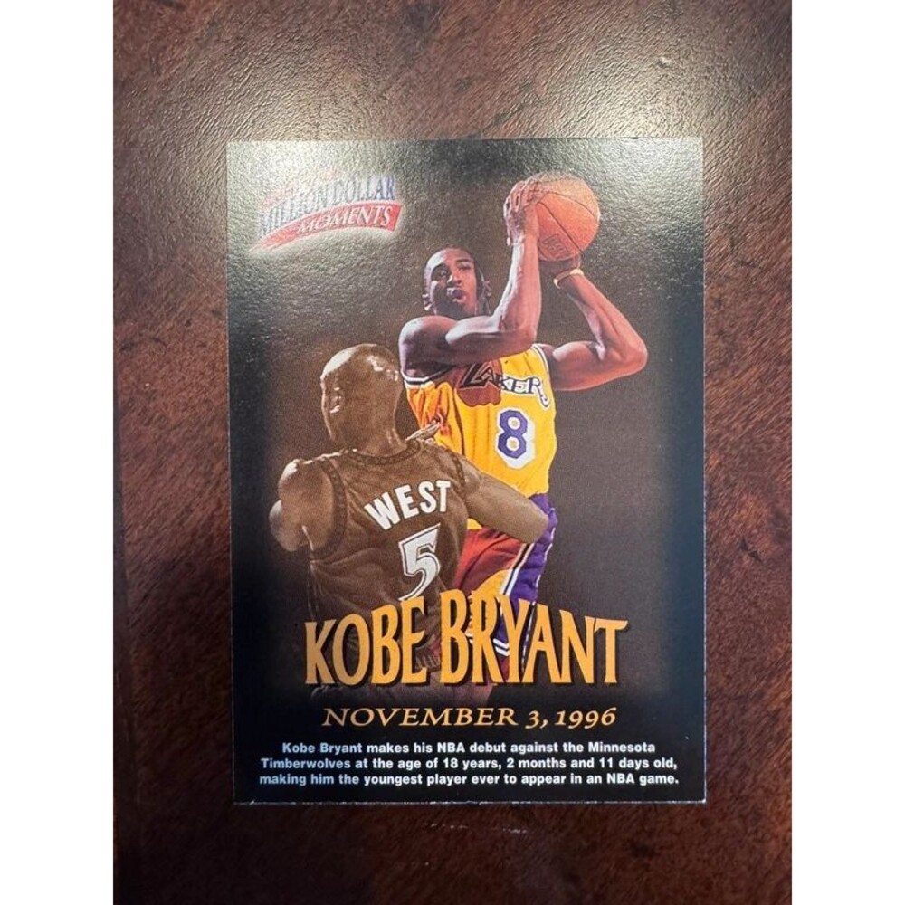 Kobe Bryant Card 1997-98 Fleer